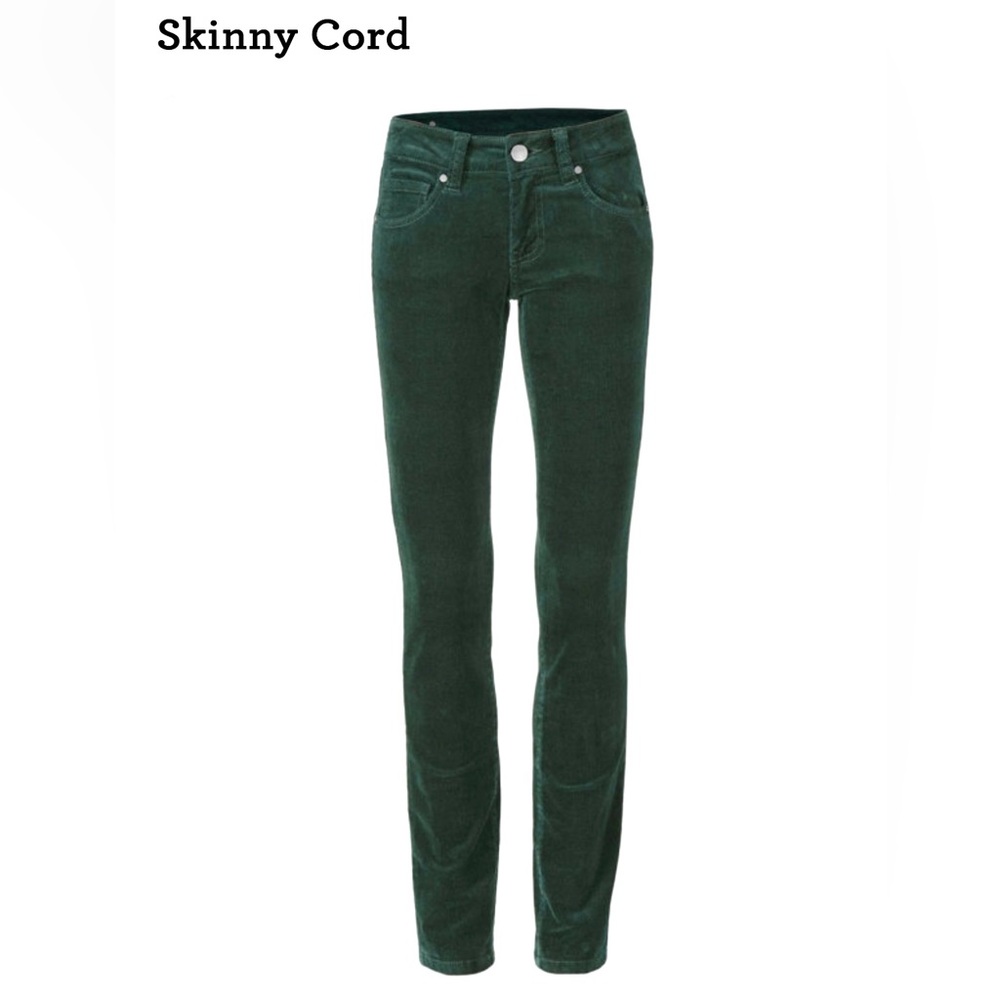 CABI Skinny Cords 3743 Forest Green Size 16 EUC Worn 1x GORGEOUS